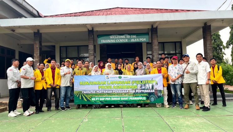 Program Studi Agribisnis UNU Lampung Gelar Fieldtrip Akademik ke PT Great Giant Pineapple PG4